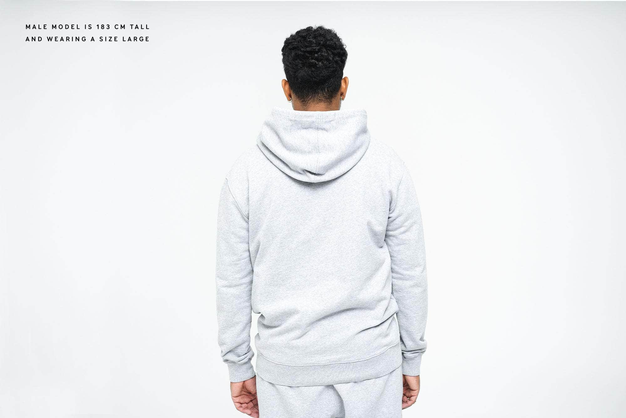 ARKK Apparel ARKK Box Logo Hoodie | Snow Melange Hoodie